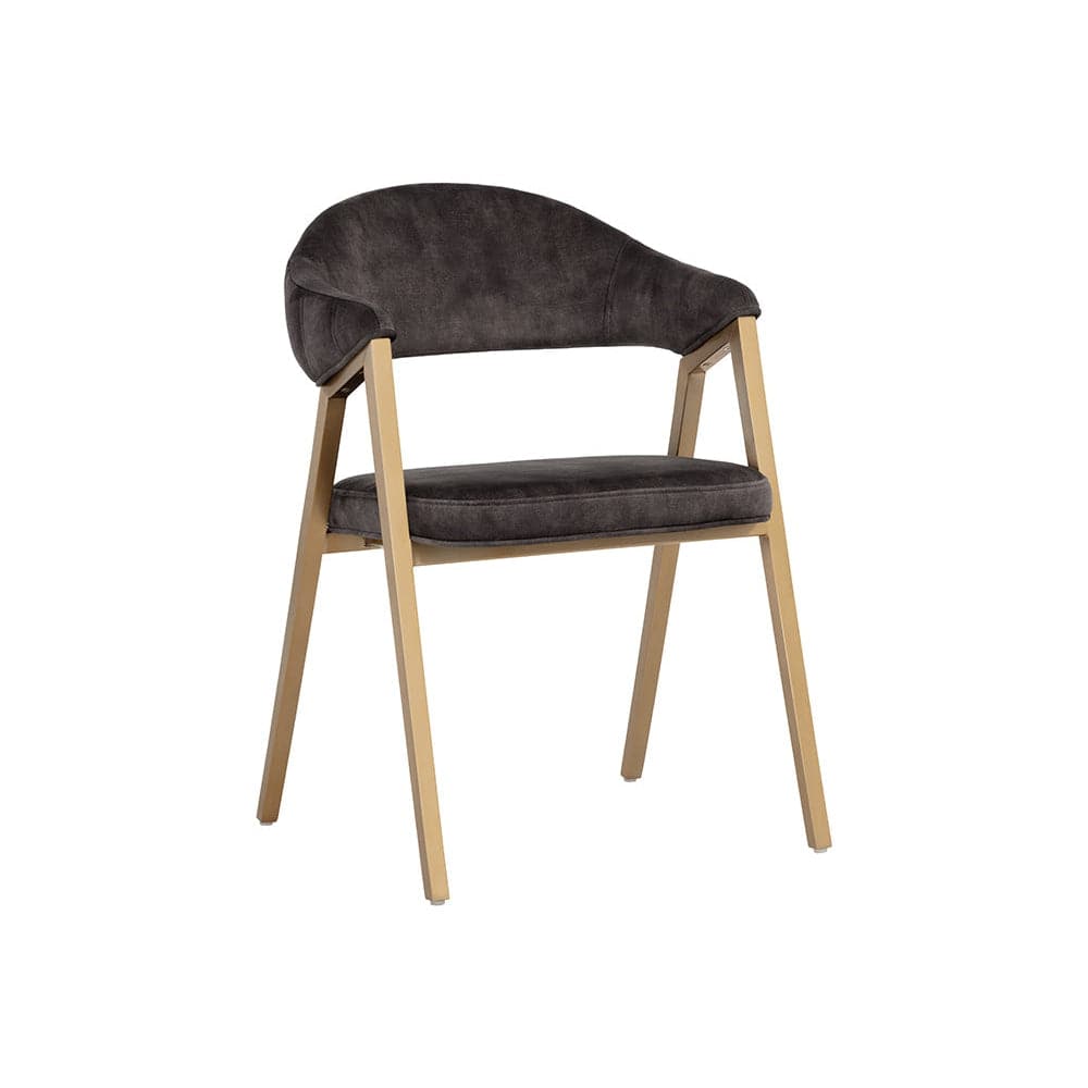 Burgos Dining Armchair-Sunpan-SUNPAN-108871-Dining ChairsNono Shitake-1-France and Son