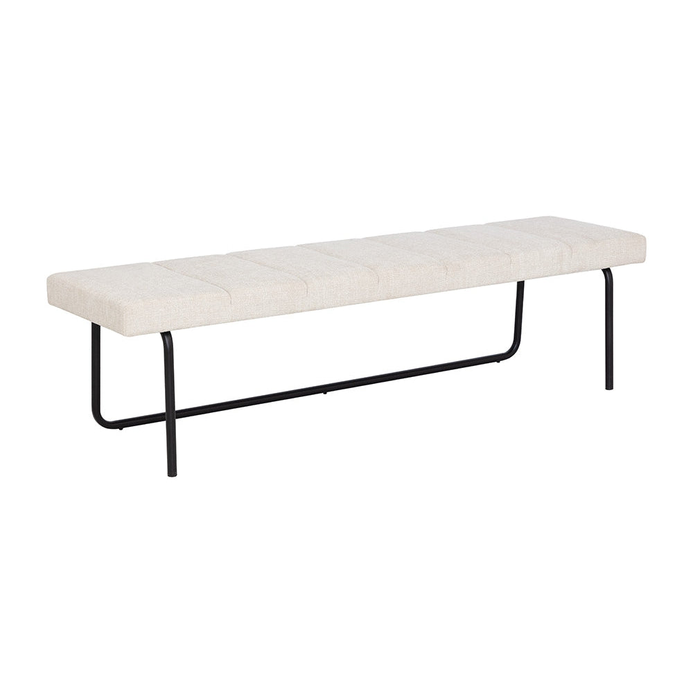 Casimir Bench - Chacha Cream-Sunpan-SUNPAN-108907-Benches-1-France and Son