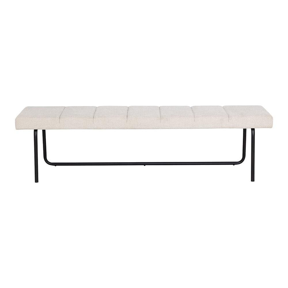 Casimir Bench - Chacha Cream-Sunpan-SUNPAN-108907-Benches-4-France and Son