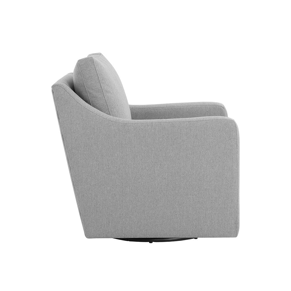 Brianna Swivel Lounge Chair - Liv Dove-Sunpan-SUNPAN-108921-Lounge Chairs-4-France and Son