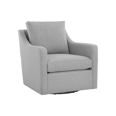 Brianna Swivel Lounge Chair - Liv Dove-Sunpan-SUNPAN-108921-Lounge Chairs-1-France and Son