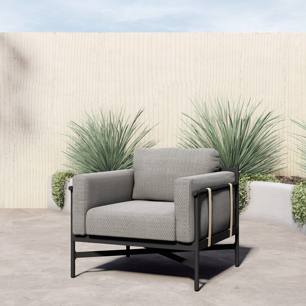 Hearst Outdoor Chair-Four Hands-FH-108960-004-Outdoor Lounge ChairsCharcoal-6-France and Son