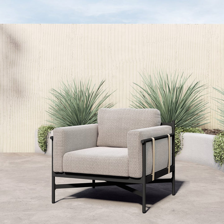 Hearst Outdoor Chair-Four Hands-FH-108960-004-Outdoor Lounge ChairsCharcoal-5-France and Son