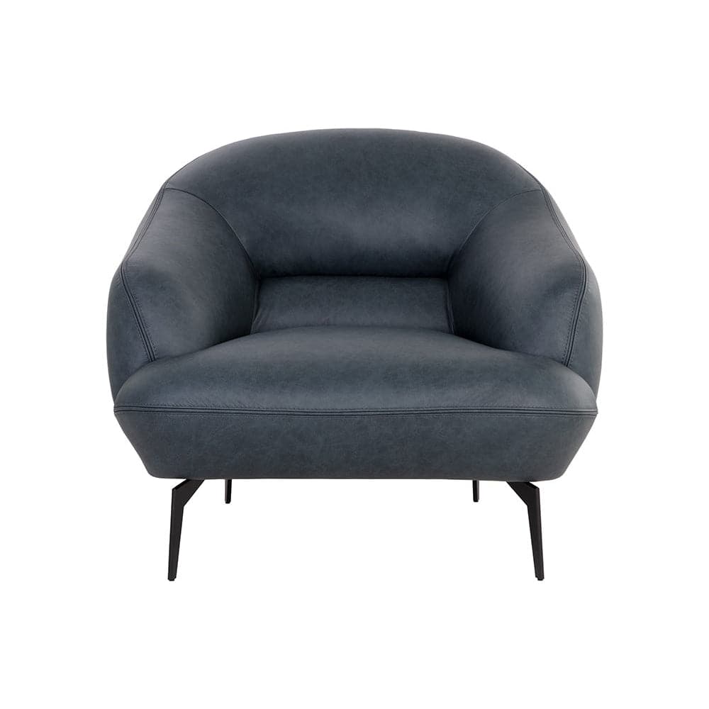 Armani Armchair-Sunpan-SUNPAN-110088-Lounge ChairsCognac Leather-6-France and Son