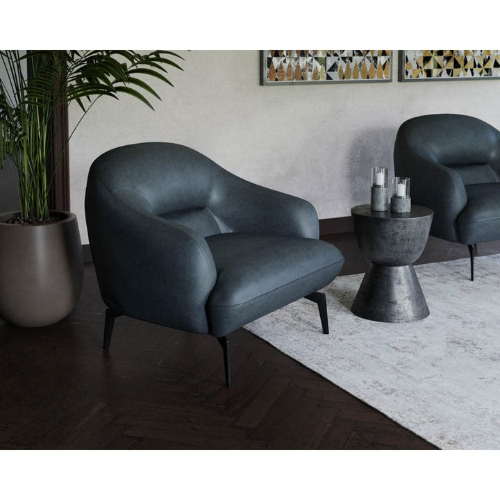 Armani Armchair-Sunpan-SUNPAN-110088-Lounge ChairsCognac Leather-3-France and Son