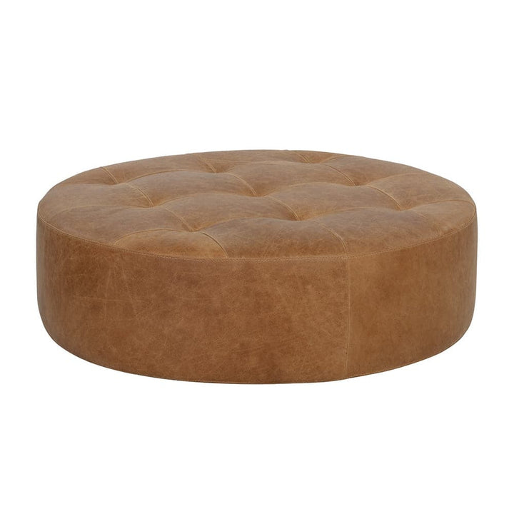 Nilda Ottoman-Sunpan-SUNPAN-109015-Stools & OttomansCamel Leather-4-France and Son