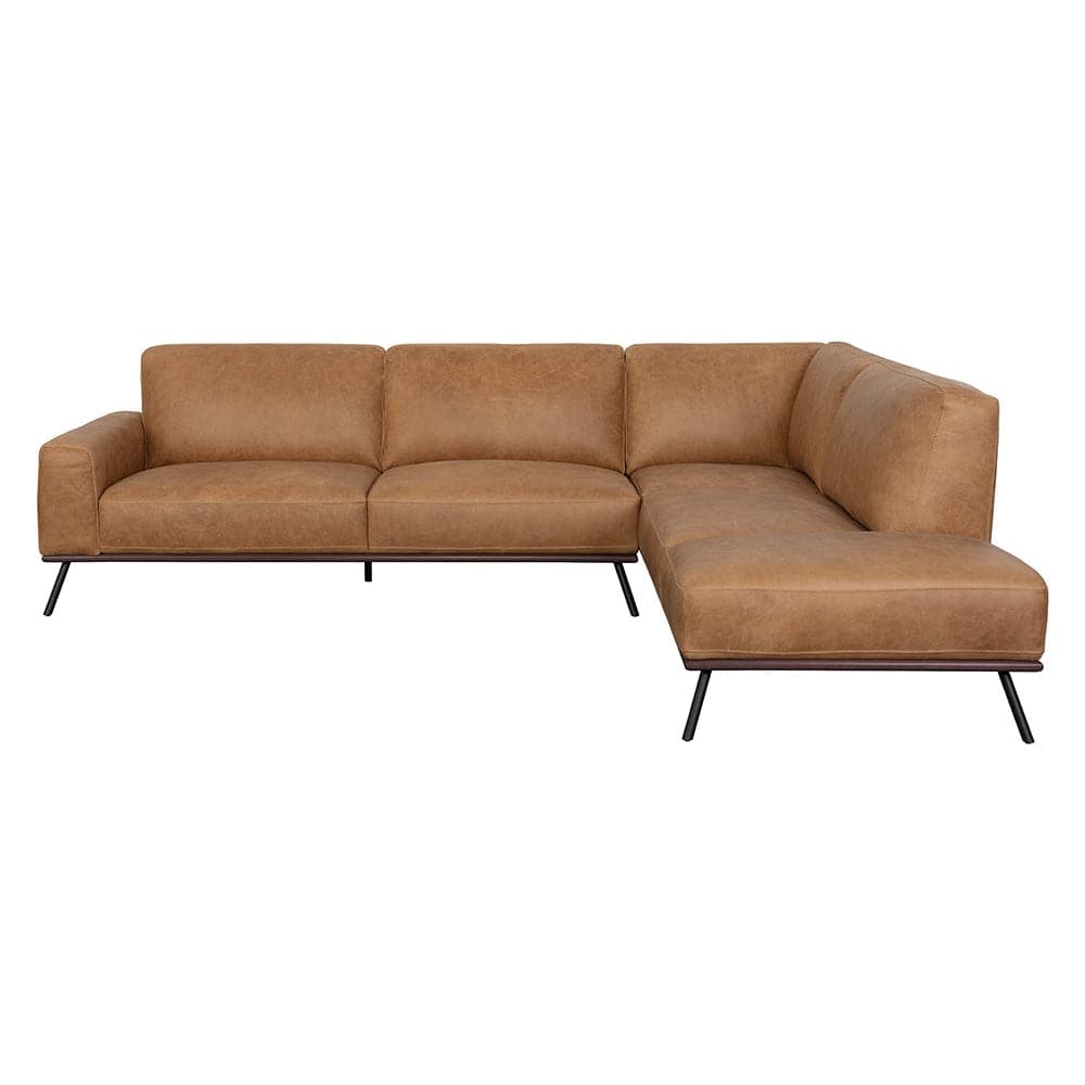 Brandi Sofa Chaise-Sunpan-SUNPAN-109021-SofasCamel Leather-5-France and Son