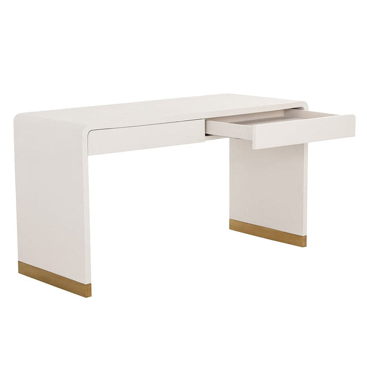 Ilona Desk - Oyster Shagreen-Sunpan-SUNPAN-109022-Desks-3-France and Son