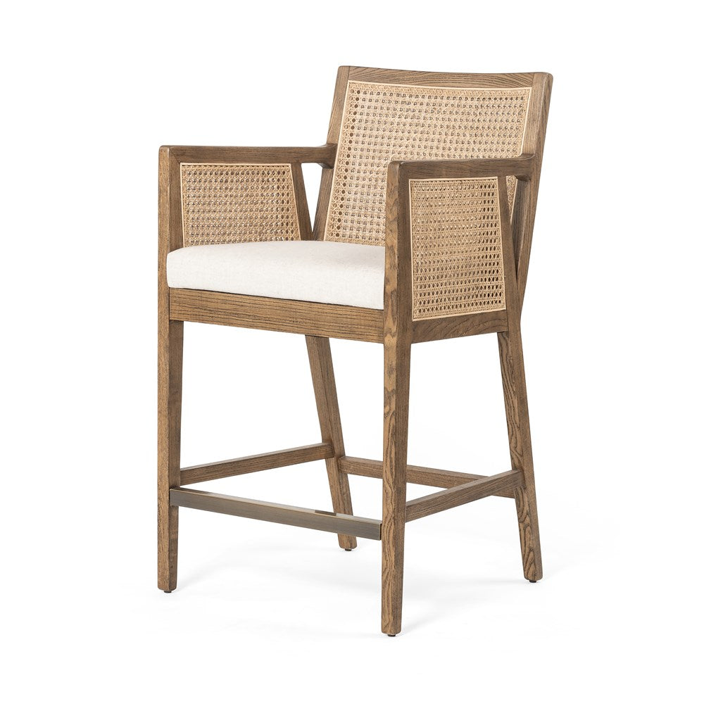 Antonia Cane Bar + Counter Stool-Four Hands-FH-109035-008-Bar StoolsCounter-Toasted Parawood-9-France and Son