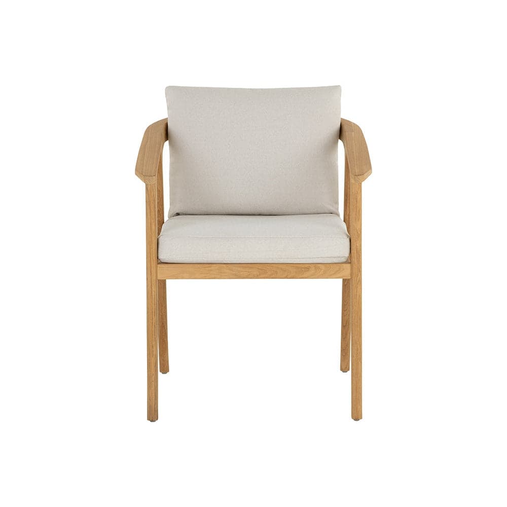 Coraline Dining Armchair - Palazzo Cream-Sunpan-SUNPAN-109044-Dining Chairs-1-France and Son