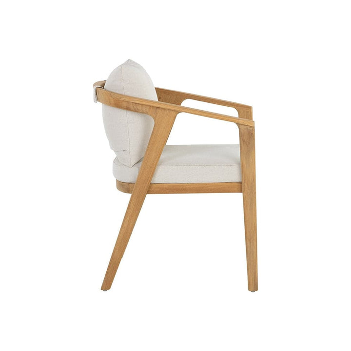 Coraline Dining Armchair - Palazzo Cream-Sunpan-SUNPAN-109044-Dining Chairs-3-France and Son