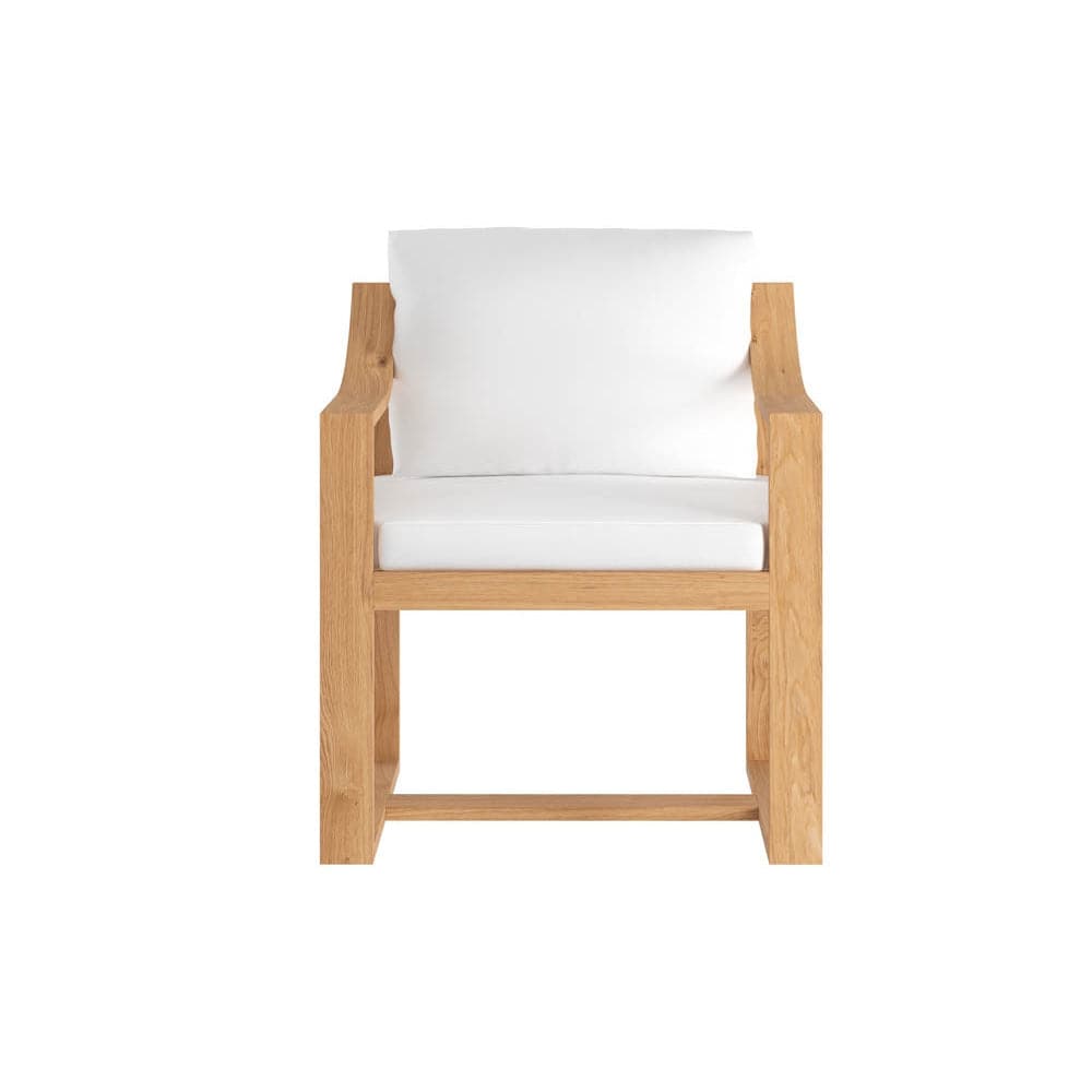 Tahiti Dining Armchair - Stinson White-Sunpan-SUNPAN-109045-Dining Chairs-1-France and Son