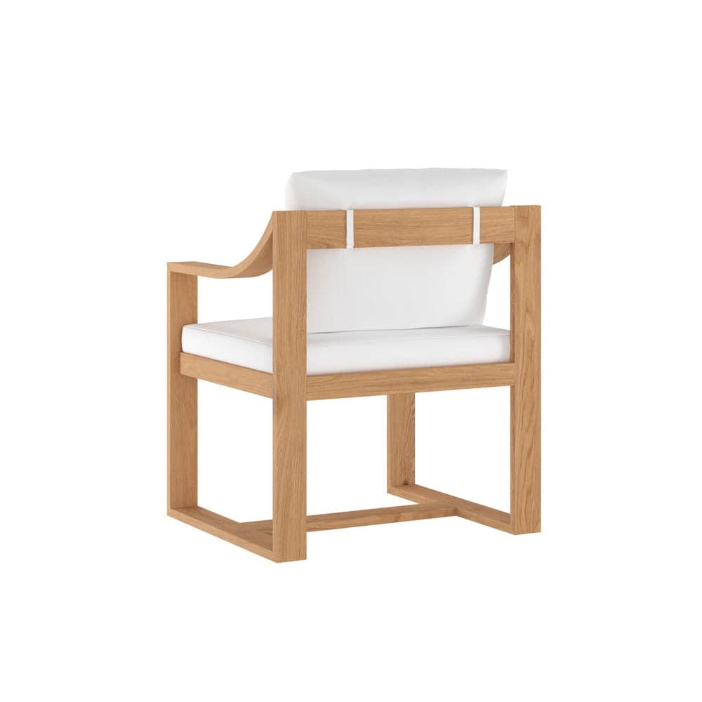 Tahiti Dining Armchair - Stinson White-Sunpan-SUNPAN-109045-Dining Chairs-3-France and Son