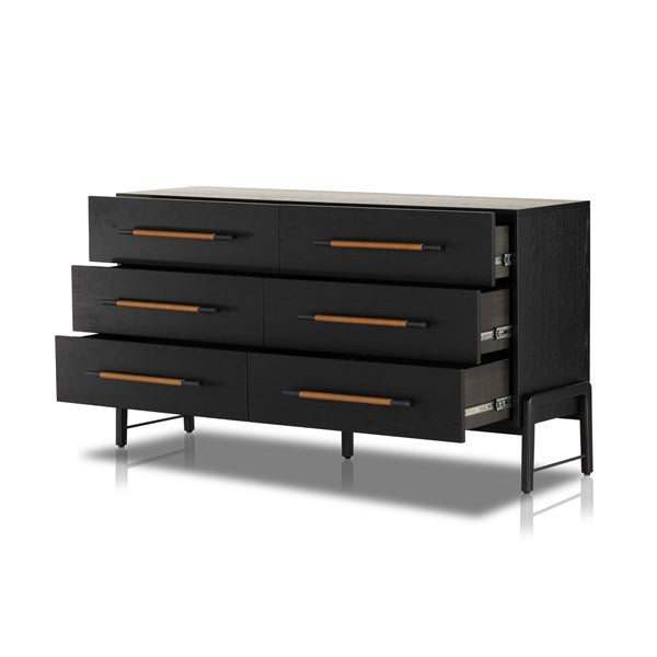 Rosedale 6 Drawer Dresser-Four Hands-FH-109065-002-DressersYucca Oak Veneer-10-France and Son