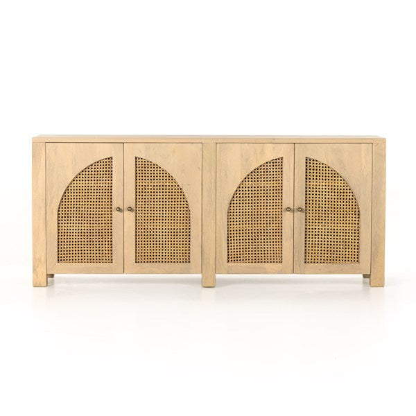 Tilda Sideboard-Natural Circle Cane-Four Hands-FH-109085-006-Sideboards & Credenzas-3-France and Son