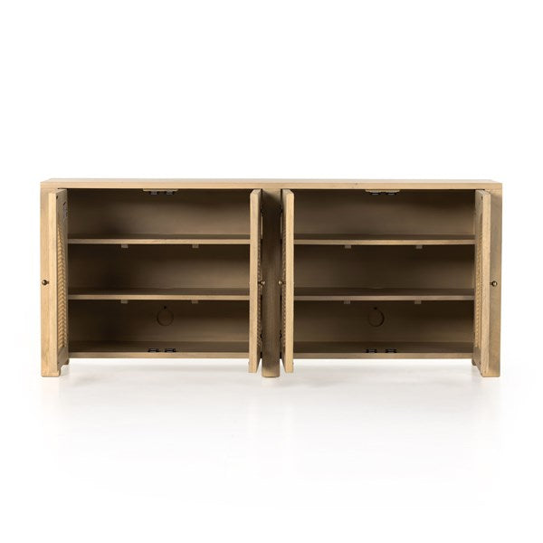 Tilda Sideboard-Natural Circle Cane-Four Hands-FH-109085-006-Sideboards & Credenzas-4-France and Son