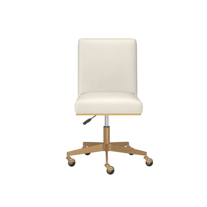 Dean Office Chair-Sunpan-SUNPAN-108838-Task ChairsBrushed Brass - Ernst Silverstone-5-France and Son