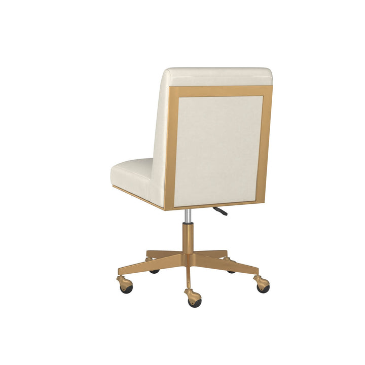 Dean Office Chair-Sunpan-SUNPAN-108838-Task ChairsBrushed Brass - Ernst Silverstone-9-France and Son