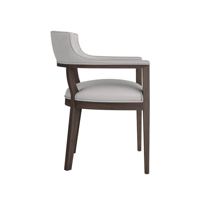 Brylea Dining Armchair-Sunpan-SUNPAN-107050-Dining ChairsBrown - Brentwood Charcoal Leather-8-France and Son