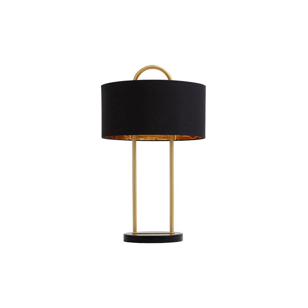 Kezna Table Lamp-Sunpan-SUNPAN-109263-Table LampsBlack Marble-1-France and Son