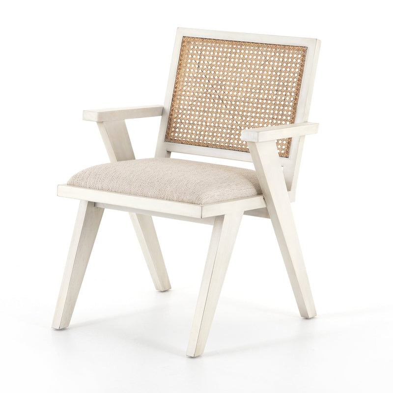 Flora Dining Chair-Four Hands-FH-109275-001-Dining ChairsDistressed Cream-1-France and Son