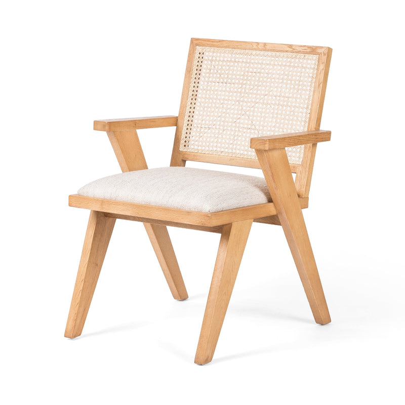 Flora Dining Chair-Four Hands-FH-109275-003-Dining ChairsSmoked Drift Oak-14-France and Son