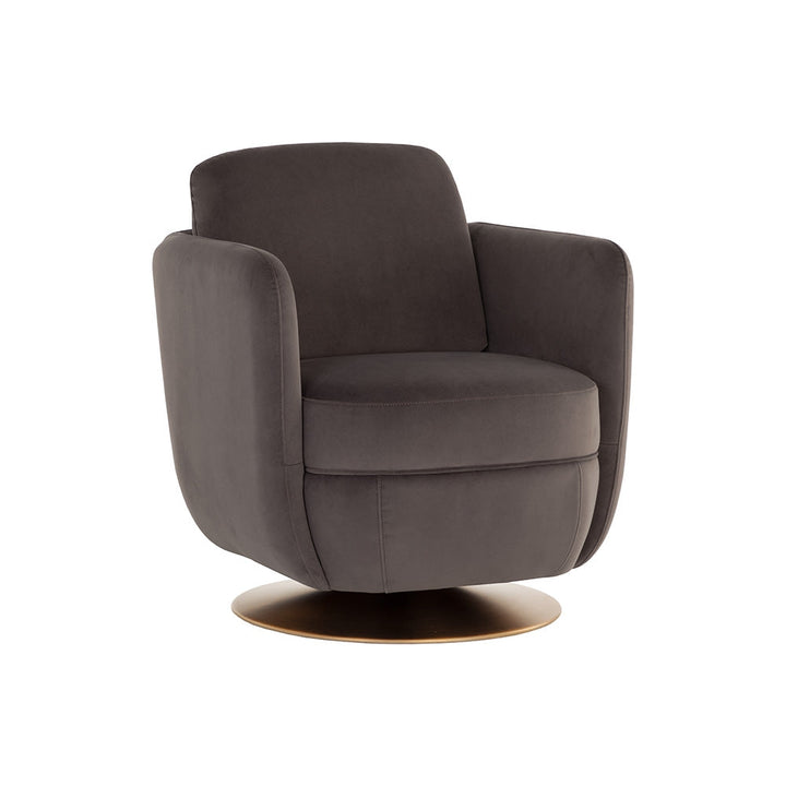 Gilley Swivel Lounge Chair-Sunpan-SUNPAN-109311-Lounge ChairsMeg Ash-4-France and Son