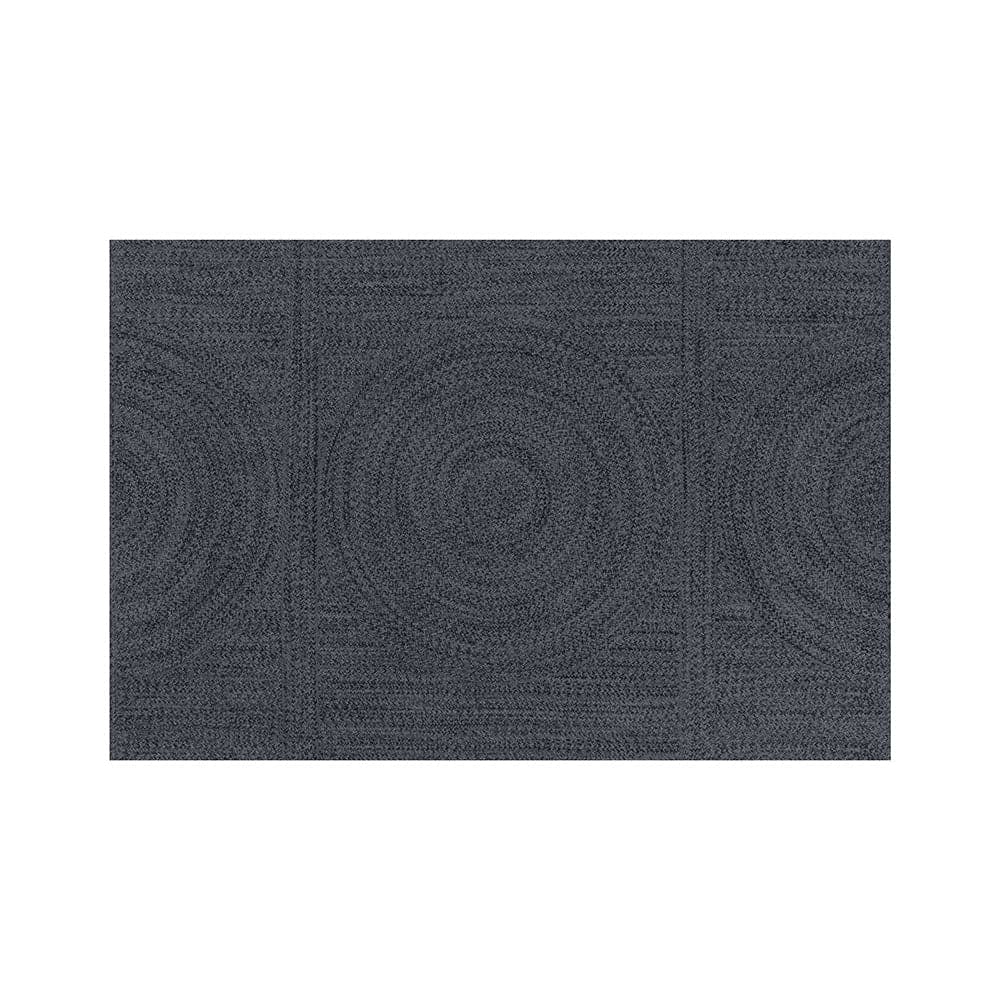 Gyre Hand - Woven Rug - Slate / Charcoal - 6'' x 9''-Sunpan-SUNPAN-109325-Rugs-1-France and Son