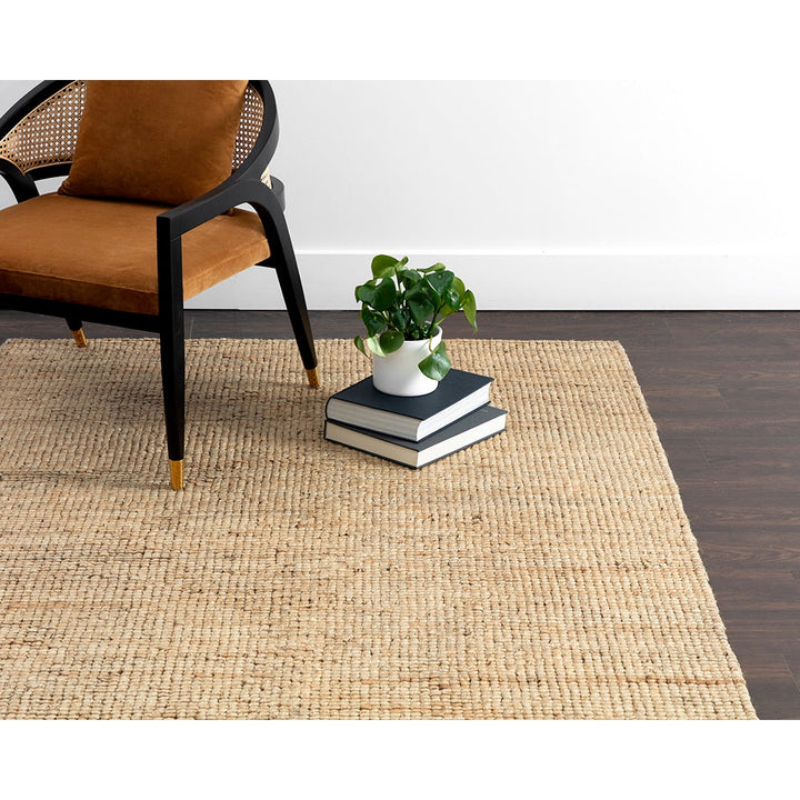 Meknes Hand - Woven Rug - Natural - 6'' x 9''-Sunpan-SUNPAN-109338-Rugs-2-France and Son