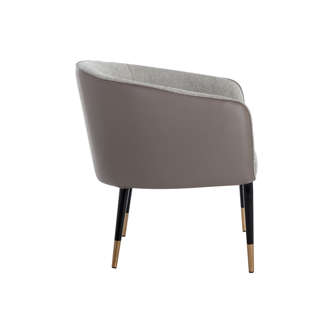 Asher Lounge Chair - Flint Grey / Napa Taupe-Sunpan-SUNPAN-109359-Lounge Chairs-4-France and Son