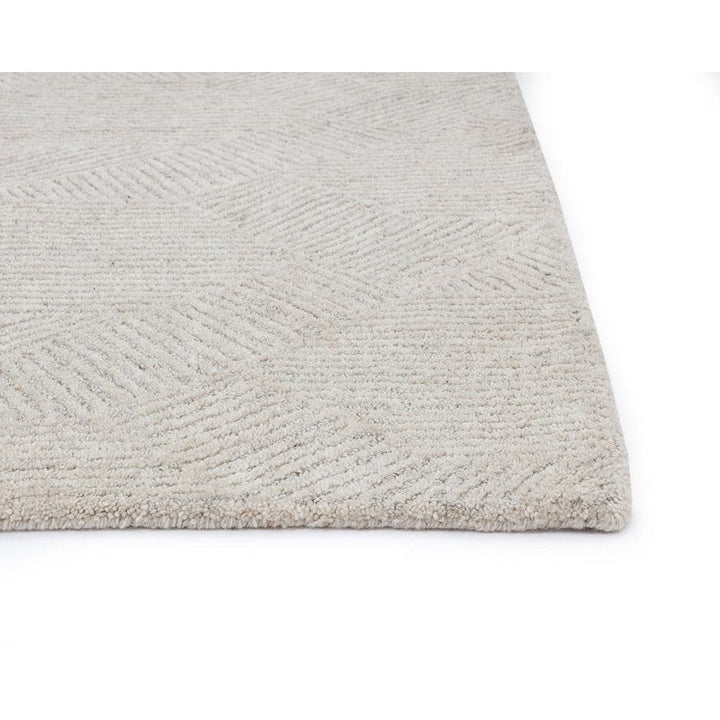 Calais Hand - Tufted Rug - Oatmeal / Grey - 6'' x 9''-Sunpan-SUNPAN-109382-Rugs-3-France and Son