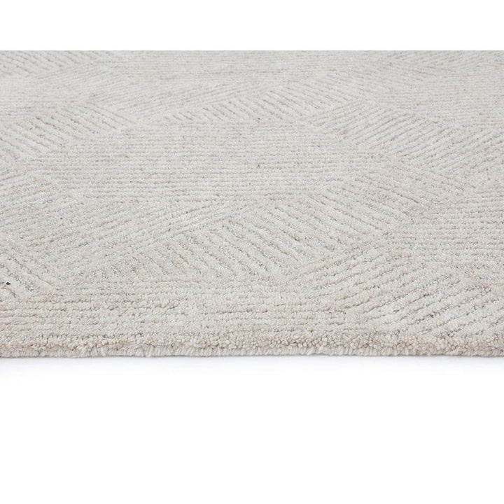 Calais Hand - Tufted Rug - Oatmeal / Grey - 6'' x 9''-Sunpan-SUNPAN-109382-Rugs-4-France and Son