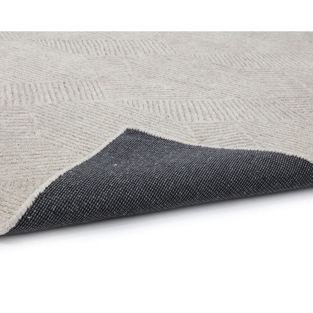 Calais Hand - Tufted Rug - Oatmeal / Grey - 6'' x 9''-Sunpan-SUNPAN-109382-Rugs-5-France and Son