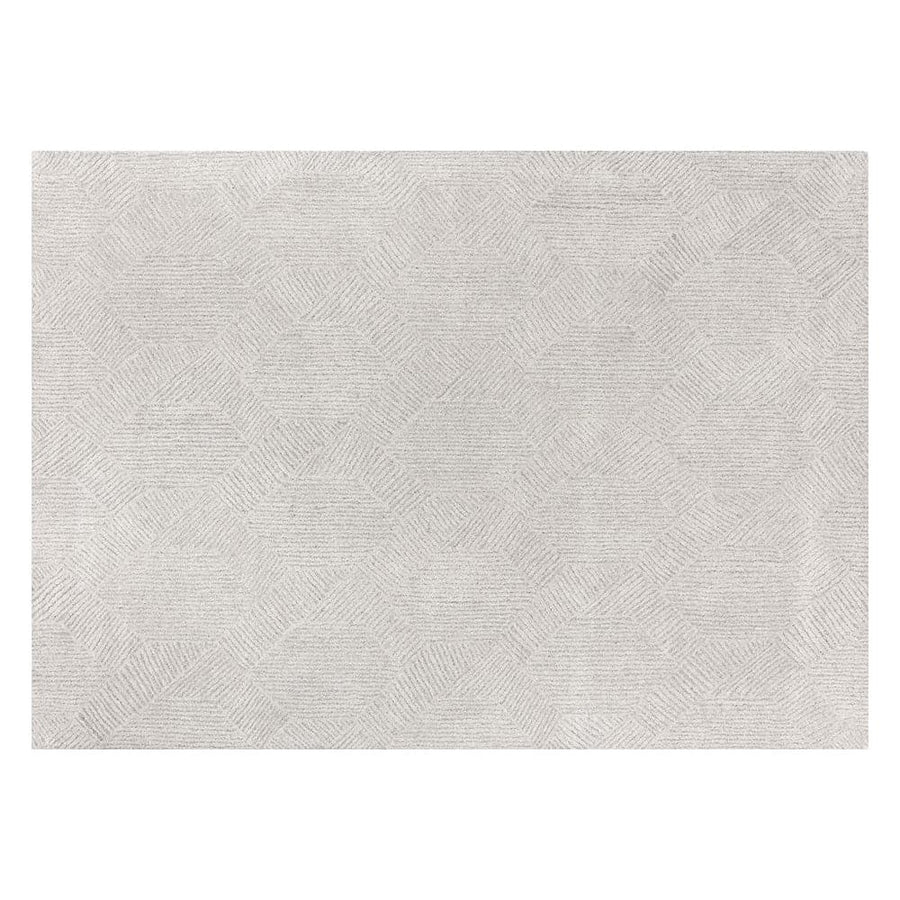 Calais Hand - Tufted Rug-Sunpan-SUNPAN-109385-RugsOatmeal / Grey-10' x 14'-1-France and Son