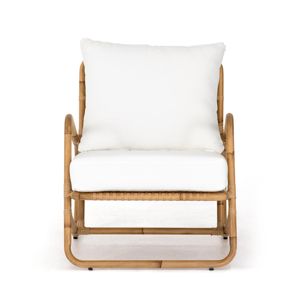 Riley Outdoor Chair - Faux Rattan-Four Hands-FH-109399-001-Lounge Chairs-4-France and Son
