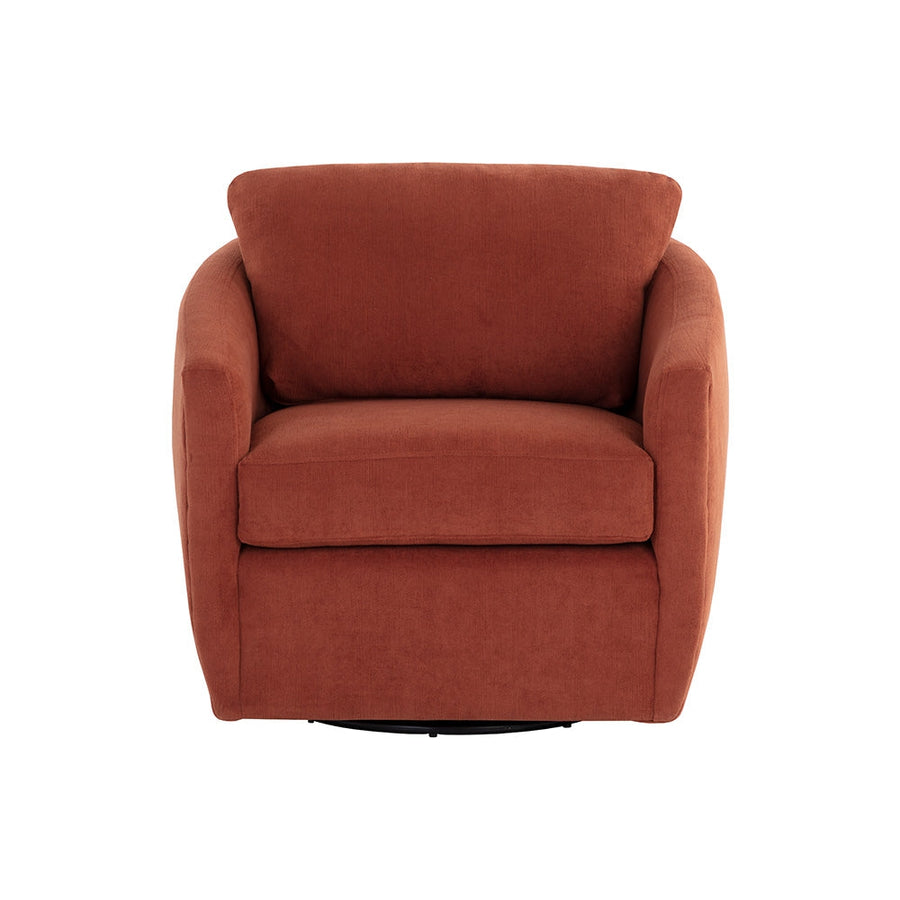 Irina Swivel Lounge Chair - Treasure Russet-Sunpan-SUNPAN-109447-Lounge Chairs-1-France and Son