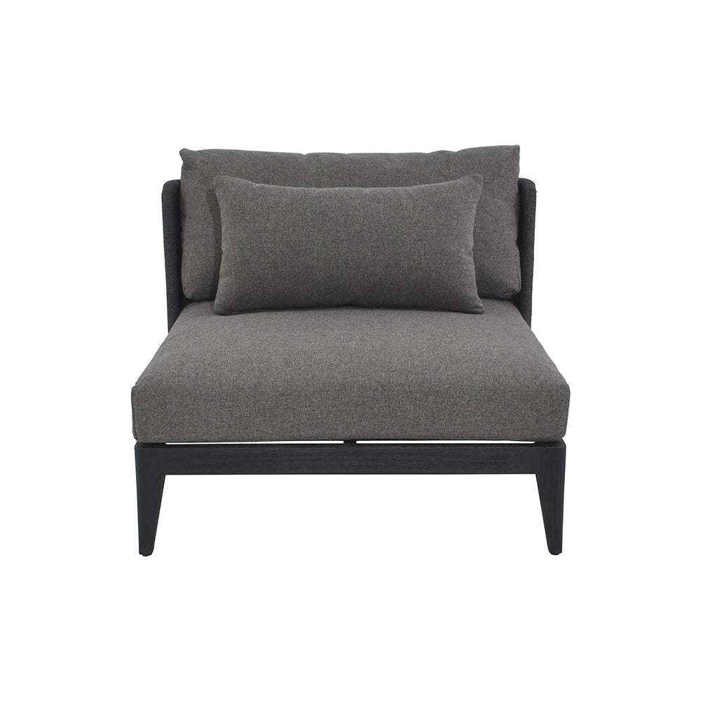 Ibiza Armless Chair-Sunpan-SUNPAN-109498-Outdoor Lounge ChairsCharcoal - Gracebay Grey-9-France and Son