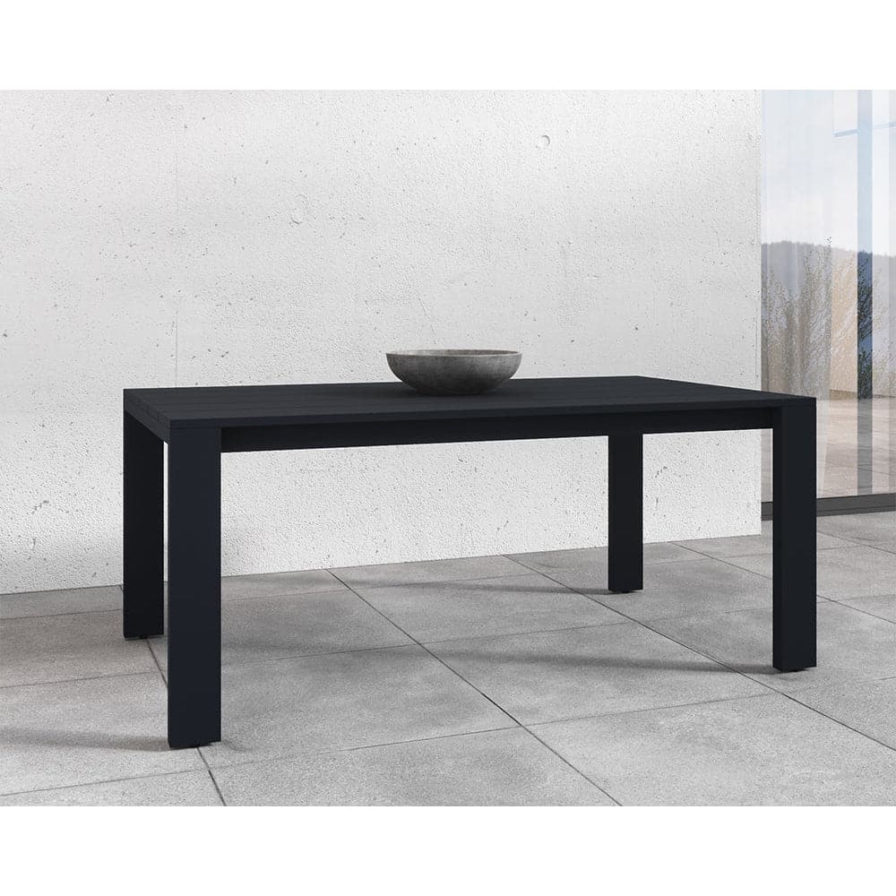 Lucerne Dining Table-Sunpan-SUNPAN-109501-Outdoor Dining TablesSterling Black-Square-5-France and Son