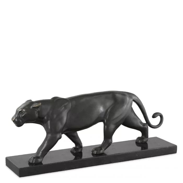 Panther On Marble Base-Eichholtz-EICHHOLTZ-109572-Decor-1-France and Son