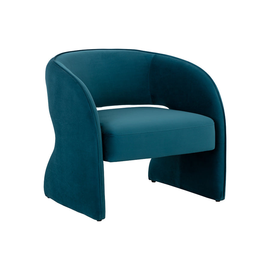 Rosalia Lounge Chair-Sunpan-SUNPAN-109582-Lounge ChairsTimeless Teal-1-France and Son