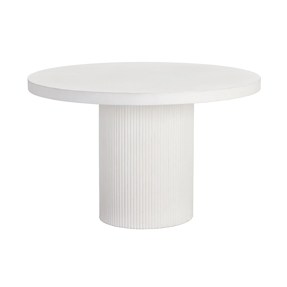 Nicolette Dining Table - White - 55"-Sunpan-SUNPAN-109643-Dining Tables-2-France and Son