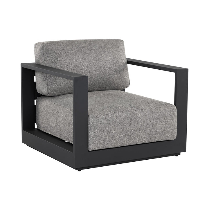 Tavira Armchair-Sunpan-SUNPAN-109655-Lounge ChairsCharcoal - Lanikai Salt And Pepper-2-France and Son