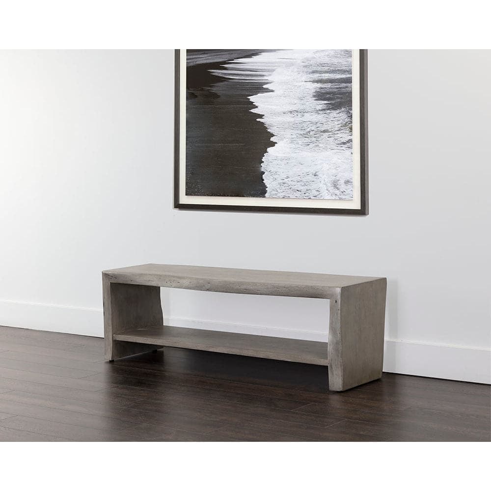 Ridge Bench-Sunpan-SUNPAN-109710-BenchesGrey-2-France and Son