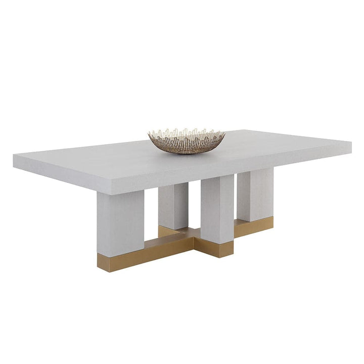 Greco Dining Table - Gauntlet Grey - 94.5"-Sunpan-SUNPAN-109756-Dining Tables-3-France and Son