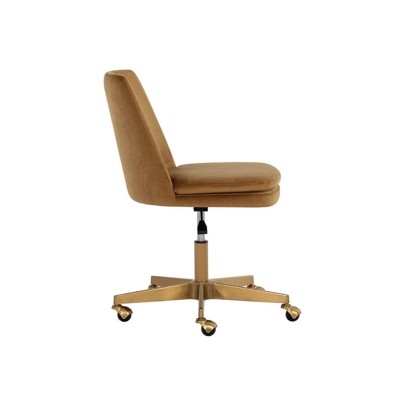 Brass discount task chair