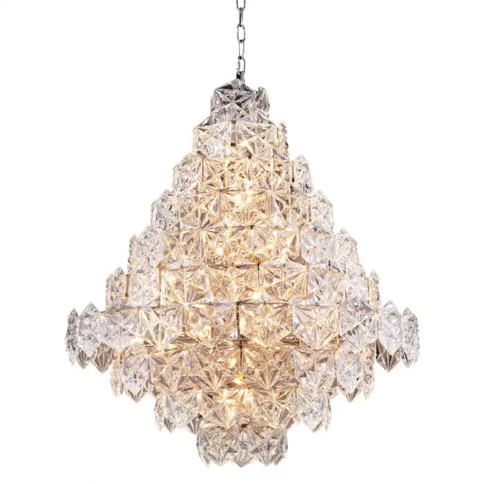 Chandelier Hermitage L - Nickel Finish-Eichholtz-EICHHOLTZ-110012UL-Chandeliers-1-France and Son