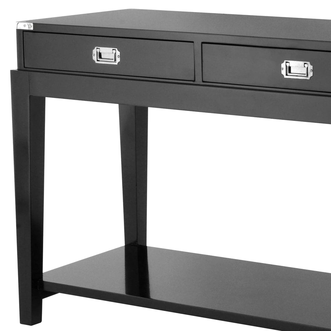 Console Table Military-Eichholtz-EICHHOLTZ-110022-Console TablesBlack-5-France and Son