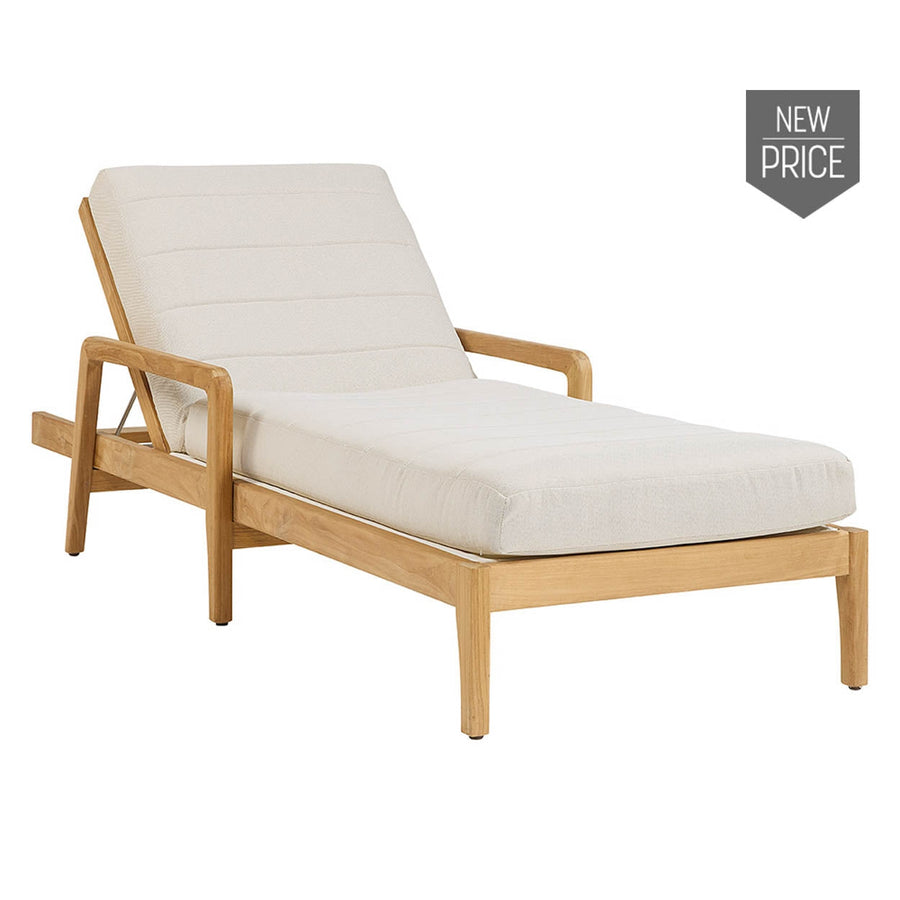 Noelle Lounger - Palazzo Cream-Sunpan-SUNPAN-110041-Outdoor Daybeds-1-France and Son