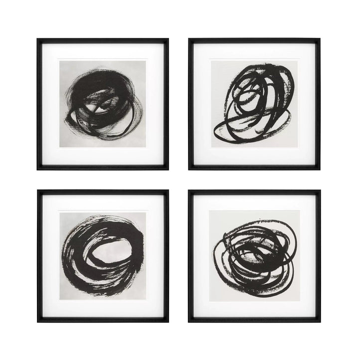 Print Black & White Collection I set of 4-Eichholtz-EICHHOLTZ-110126-Wall Art-1-France and Son