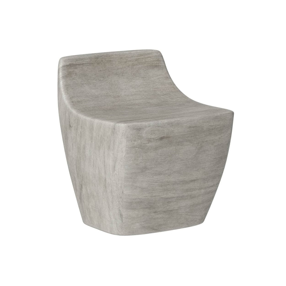 Ledger Stool-Sunpan-SUNPAN-110473-Stools & OttomansAsh Grey Wood Look-3-France and Son